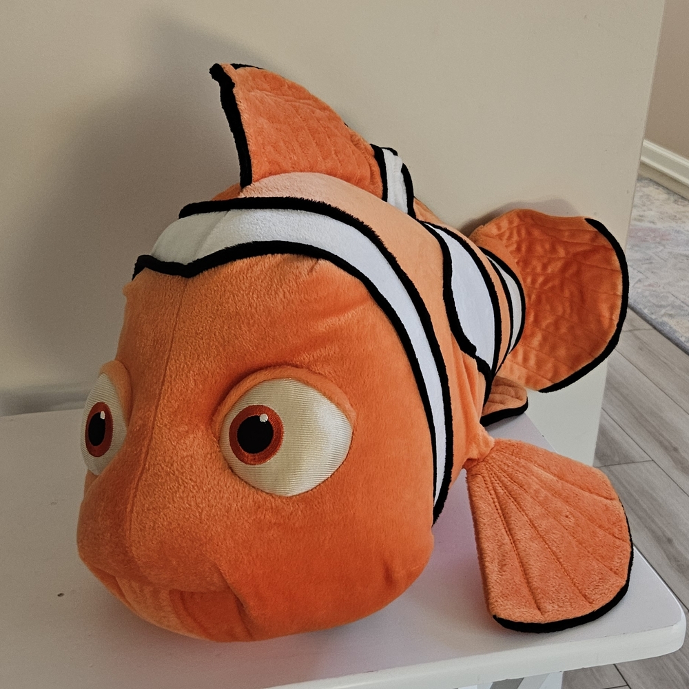 Orange Plush Fish Toy